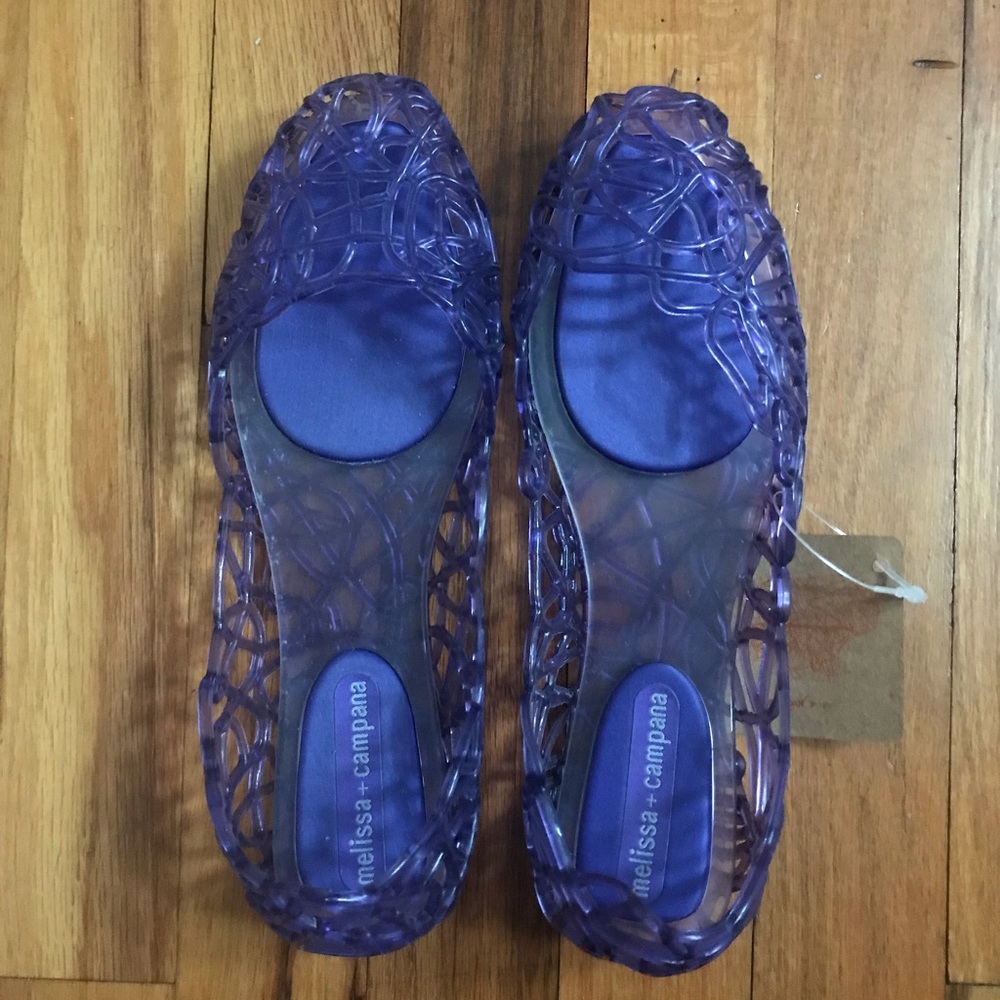 NBW Melissa x Campana Zig Zag Ballet Shoe, Sz 38